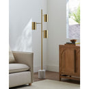 Modern European furniture - Gold 3-Light Accent Floor Lamp - www.oroatrade.com