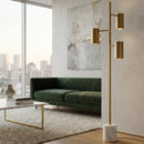 Modern European furniture - Gold 3-Light Accent Floor Lamp - www.oroatrade.com