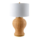 Modern European furniture - Brown Rattan Accent Table Lamp - www.oroatrade.com