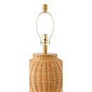 Modern European furniture - Brown Rattan Accent Table Lamp - www.oroatrade.com