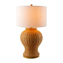 Modern European furniture - Brown Rattan Accent Table Lamp - www.oroatrade.com
