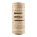 Contract furniture - Beige Travertine Accent Table Lamp - www.oroatrade.com