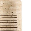 Contract furniture - Beige Travertine Accent Table Lamp - www.oroatrade.com