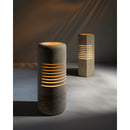 Contract furniture - Beige Travertine Accent Table Lamp - www.oroatrade.com