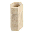 Contract furniture - Beige Travertine Accent Table Lamp - www.oroatrade.com