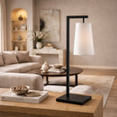 Hospitality furniture - Iron Framed Linen Table Lamp - www.oroatrade.com