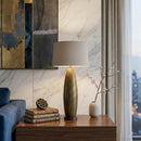Contract furniture - Brown Base Accent Floor Lamp - www.oroatrade.com