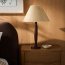 Contract furniture - Brown Linen Accent Table Lamp - www.oroatrade.com