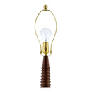 Contract furniture - Brown Linen Accent Floor Lamp - www.oroatrade.com