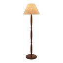 Contract furniture - Brown Linen Accent Floor Lamp - www.oroatrade.com