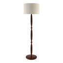 Contract furniture - Beige Linen Accent Floor Lamp - www.oroatrade.com