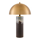 Contract furniture - Gold Metal Dome Table Lamp - www.oroatrade.com