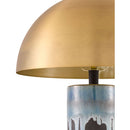 Contract furniture - Gold Metal Dome Table Lamp - www.oroatrade.com