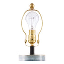 Contract furniture - Gold Metal Dome Table Lamp - www.oroatrade.com