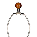 Modern European furniture - Orange Glass Accent Table Lamp - www.oroatrade.com