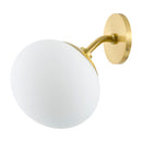 Contract furniture - White Glass Wall Lamp - www.oroatrade.com