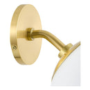 Contract furniture - White Glass Wall Lamp - www.oroatrade.com