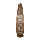 Contract furniture - Natural Rattan Accent Floor Lamp - www.oroatrade.com