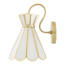 Contract furniture - Gold Flared Wall Lamp - www.oroatrade.com