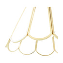 Gold Flared Wall Lamp | Kuda Home Zevara