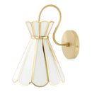 Contract furniture - Gold Flared Wall Lamp - www.oroatrade.com