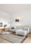 Black Brown Fringed Rug 5' x 7'5'' | La Forma Brunilda | Oroatrade.com