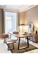 Black Brown Fringed Rug 5' x 7'5'' | La Forma Brunilda | Oroatrade.com