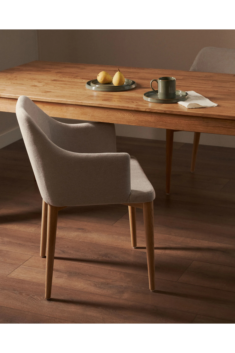 Solid Oak Extendable Dining Table | La Forma Isbel