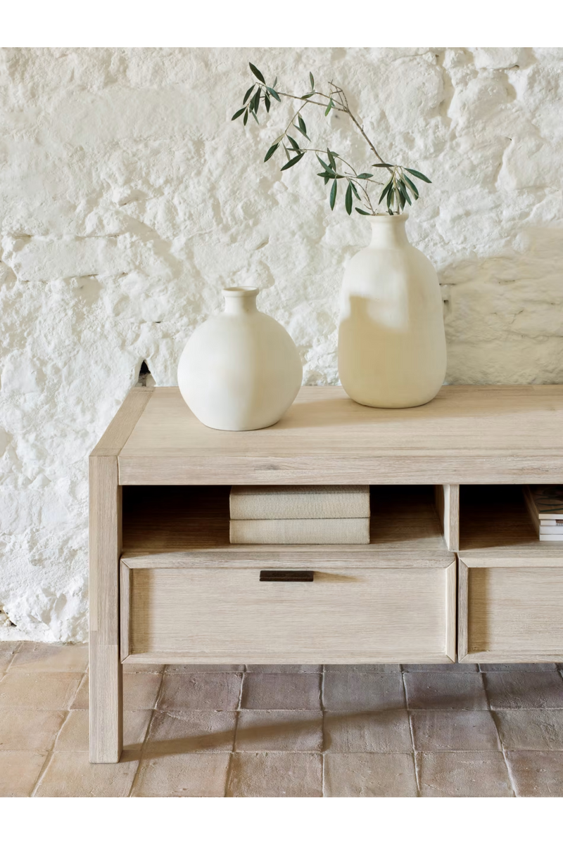 Natural Wooden TV Stand | La Forma Alen