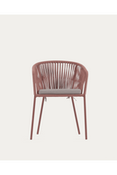 Handwoven Cord Curved Outdoor Chairs (4) | La Forma Yanet | Oroatrade.com