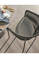 Handwoven Cord Curved Outdoor Chairs (4) | La Forma Yanet | Oroatrade.com