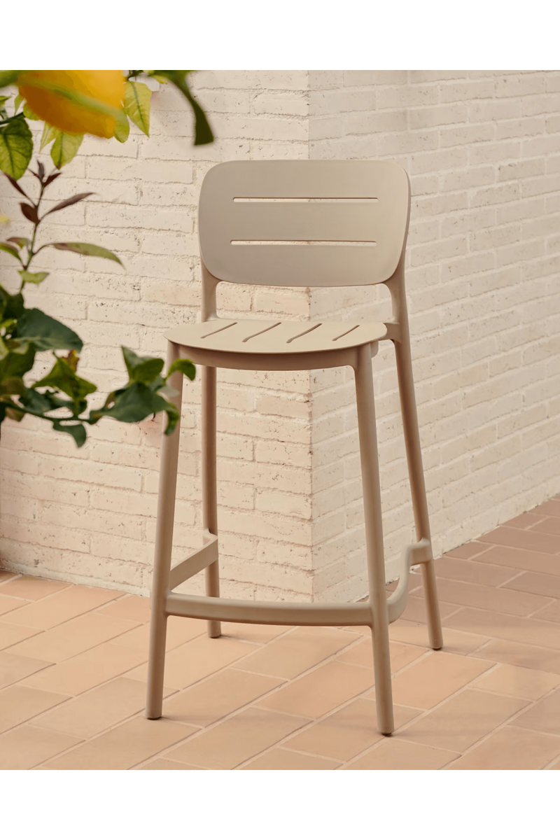 Molded Outdoor Stool (4) | La Forma Morella | Oroatrade.com