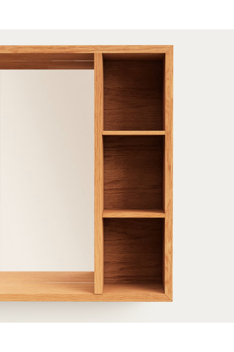 3 Shelves Teak Bathroom Cabinet | La Forma Kenta | Oroatrade.com