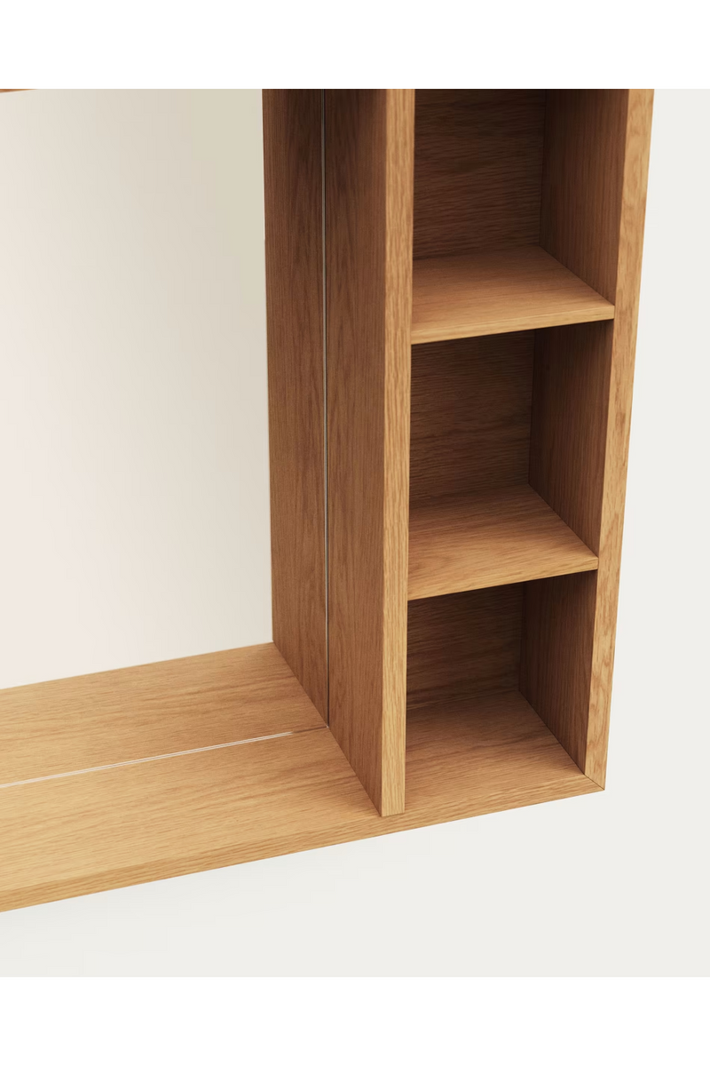 3 Shelves Teak Bathroom Cabinet | La Forma Kenta | Oroatrade.com