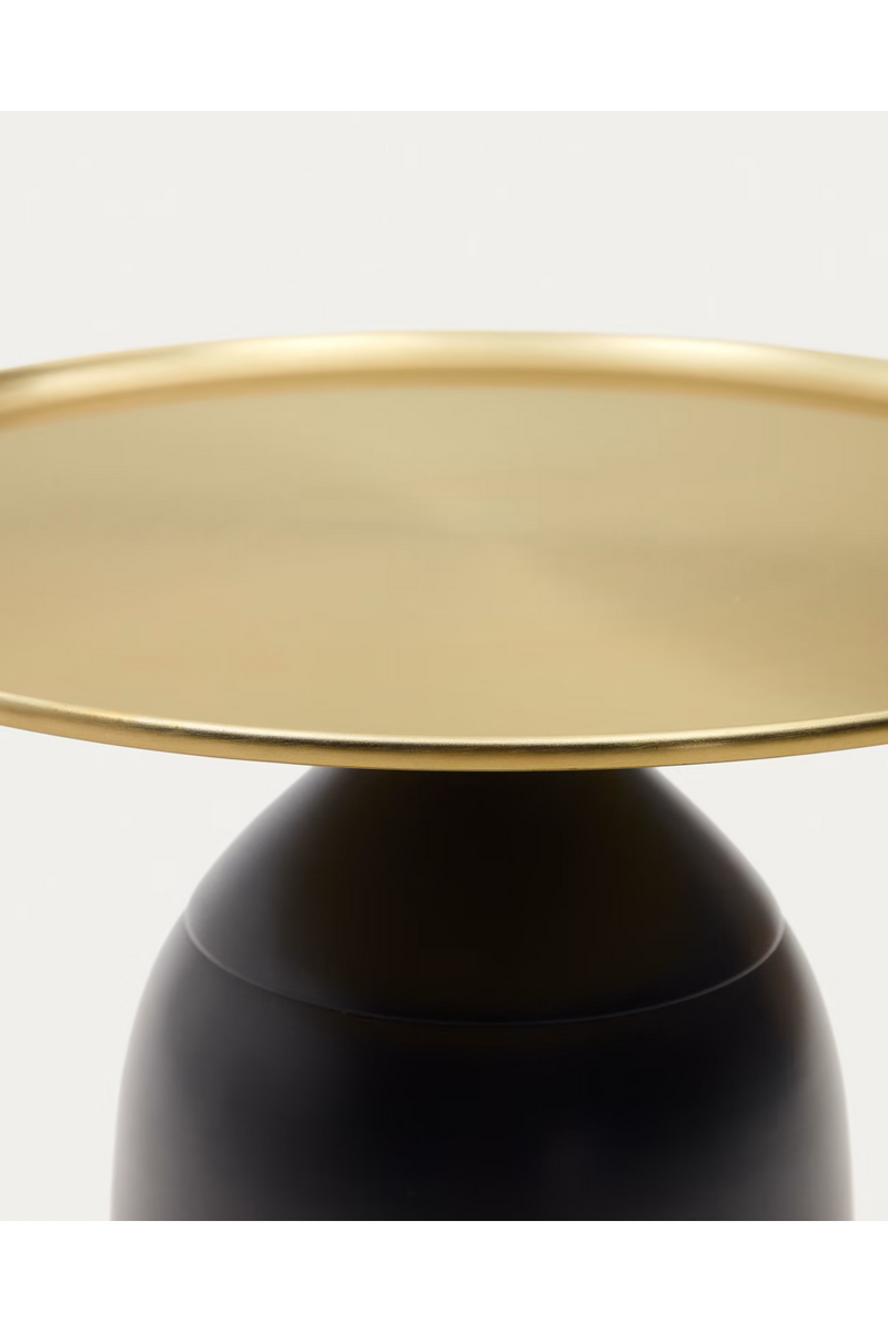 Gold Top Side Table | La Forma Liuva | Oroatrade.com