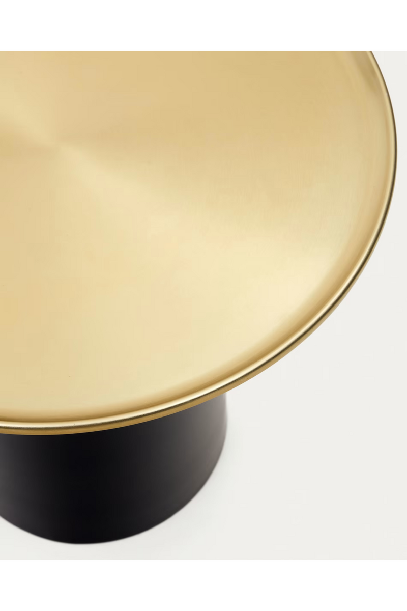 Gold Top Side Table | La Forma Liuva | Oroatrade.com