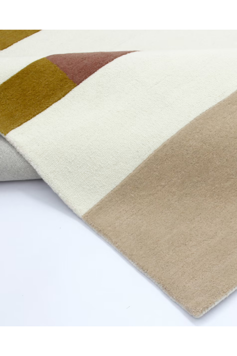 Neutral-Toned Wool Rug 5' x 7'5" | La Forma Cambrils | Oroatrade.com