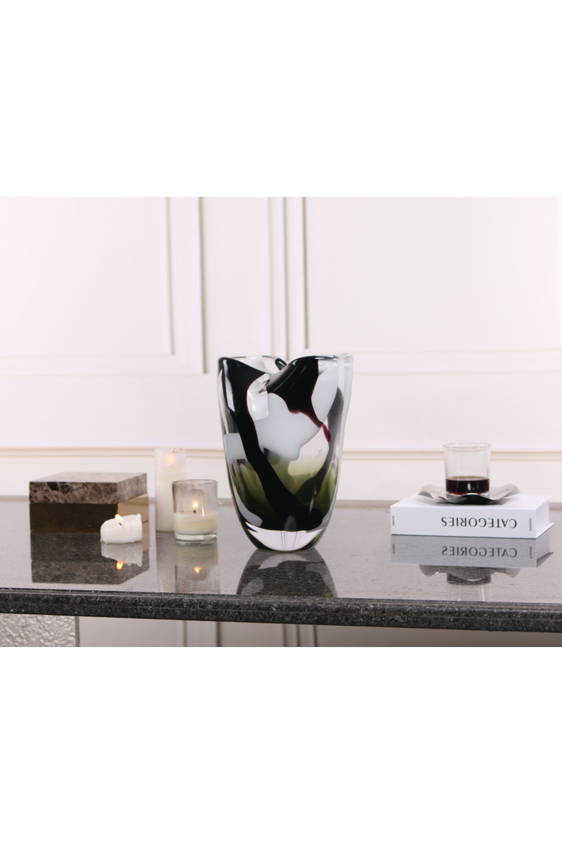 Black Glass Vase | Liang & Eimil Natasha | Oroatrade.com