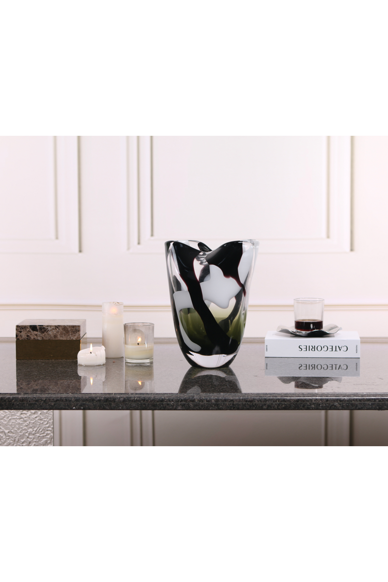 Black Glass Vase | Liang & Eimil Natasha | Oroatrade.com