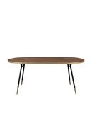 Wooden Oval Dining Table | DF Denise | Oroatrade.com