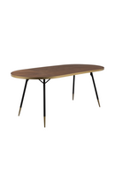 Wooden Oval Dining Table | DF Denise | Oroatrade.com