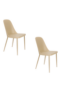 Modern Molded Dining Chairs (2) | DF Pip | Oroatrade.com