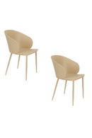 Curved Back Dining Chairs (2) | DF Gigi | Oroatrade.com