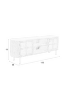 Brown Wooden Sideboard | DF Yaz | Oroatrade.com