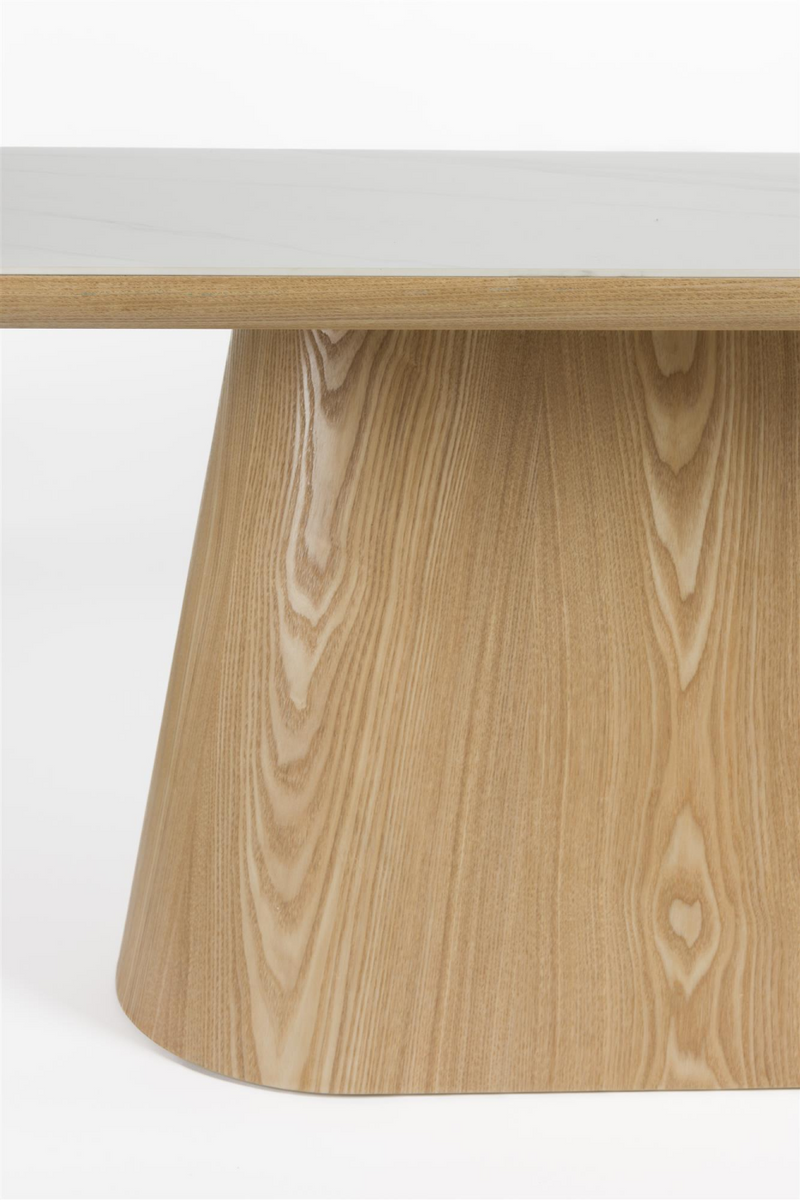 Oval Wood Dining Table | DF Almira | Oroatrade.com