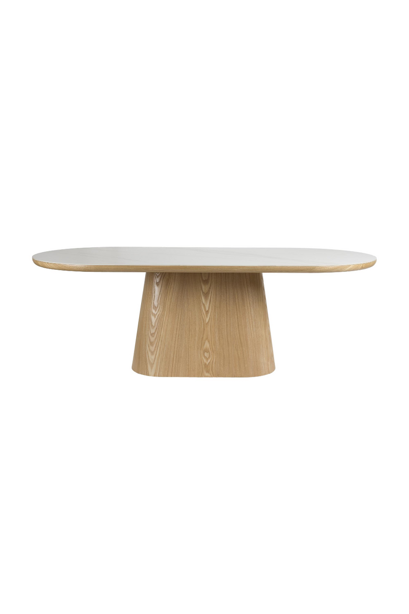 Oval Wood Dining Table | DF Almira | Oroatrade.com