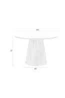 Round Wood Dining Table | DF Almira | Oroatrade.com