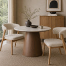 Hospitality furniture - Round Wood Dining Table - www.oroatrade.com