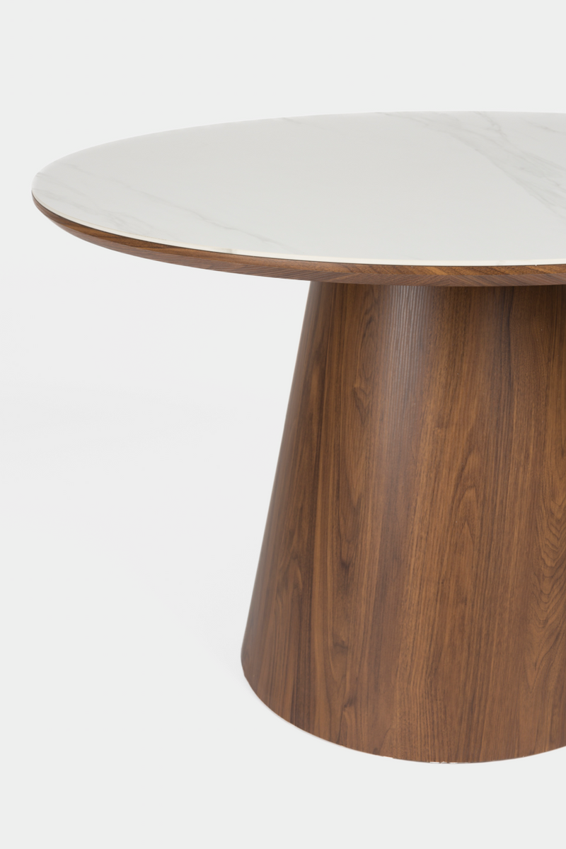 Round Wood Dining Table | DF Almira | Oroatrade.com