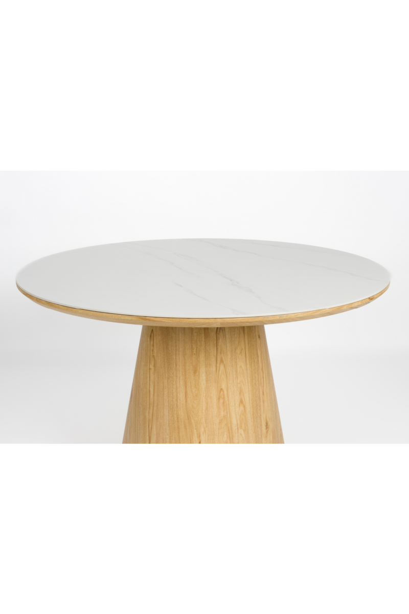 Round Wood Dining Table | DF Almira | Oroatrade.com